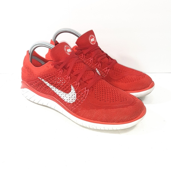 Nike Other -  Nike Free RN Flyknit University Red Sneakers